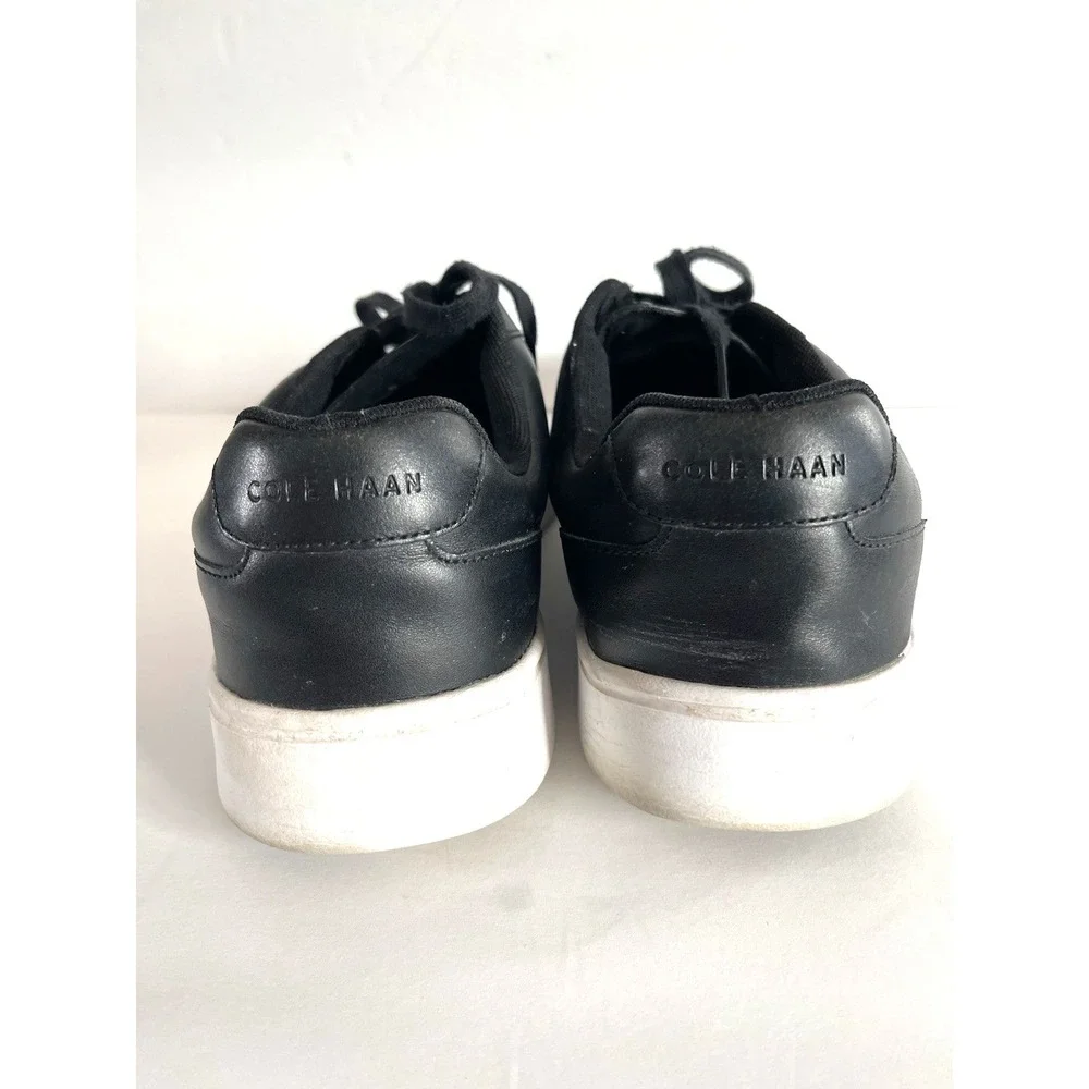 Mens Cole Haan Grand Crosscourt Black Shoe Low Top Sneaker Size 10 1/2 W